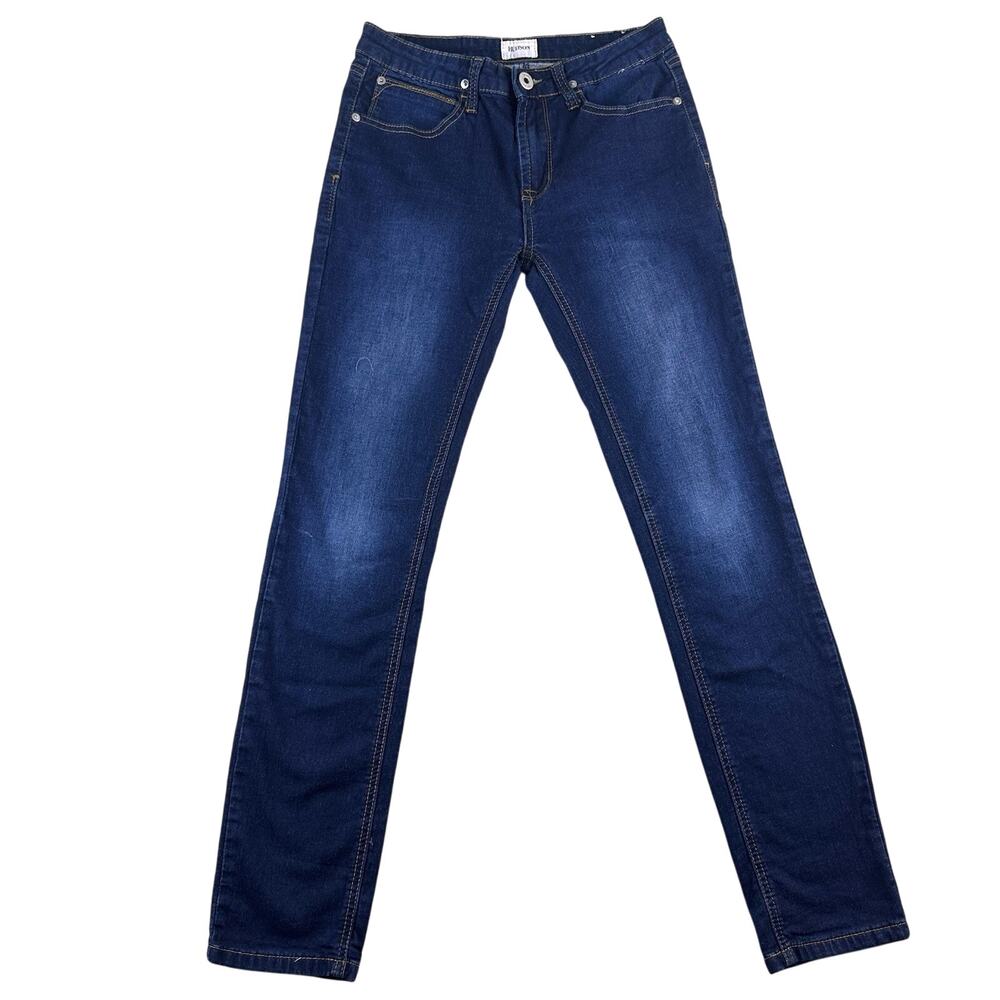 Hudson Skinny Jeans Women's Size 14 Blue Medium Wash Denim Mid Rise